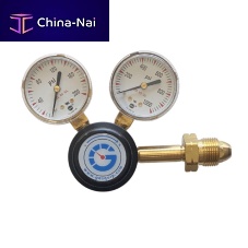 SF6 regulator CGA 590diaphragmsingle-stagesteel alloy