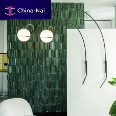Contemporary wall light ALICANTOindoorglasspainted metal