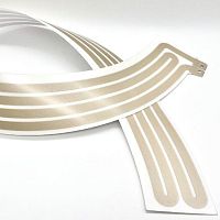 Flexible heating element UPPAflatscreen-printedPET