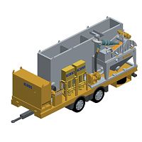 Mud recycling plant