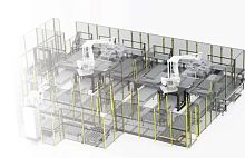 Robotic palletizer industrialdistributionfor the food industry
