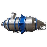 Thermal evaporator vacuumshell and tubeplate