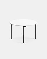 Contemporary table TIMO DMDFmelaminesteel base