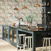 Interior wall-covering HOTHOUSE printednon-wovenfabric look