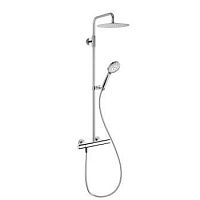 Wall-mounted shower set 26.006.303.000 contemporarywith hand showerthermostatic