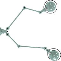 Pendant lamp LOFT SKY4224steelcast aluminumporcelain