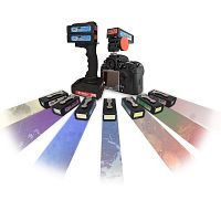 Forensic light source LIGHTcubeLEDcoloredcompact