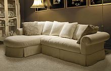 Corner sofa lipari traditionalfabricbeige