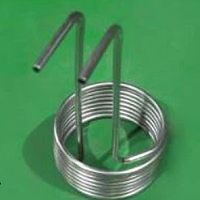 Spiral heat exchanger water/watertitaniumfor swimming pool