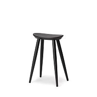 Contemporary bar stool C COLLECTION solid woodash base4-legged