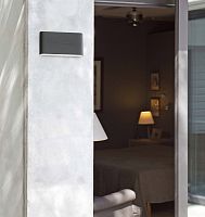 Contemporary wall light ADAY-1, ADAY-2outdoorglasscast aluminum