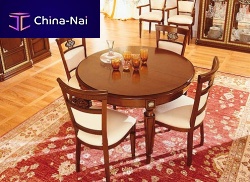 Traditional table CAPRI woodenround