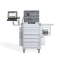 Trolley-mounted anesthesia workstation XT Workstationwith respiratory monitoring