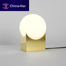 Table lamp ATLAS 01brassglasscontemporary