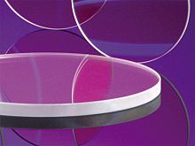 Anti-reflective optical coating laser