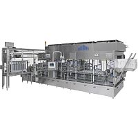Cup filling and sealing machine DOSOMAT 20fully-automaticfor pre-formed containerstray