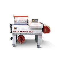 Semi-automatic L-sealer Flexy Sealer 55Awith shrink tunnelshrink packerhigh-speed
