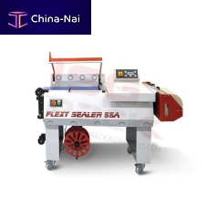 Semi-automatic L-sealer Flexy Sealer 55Awith shrink tunnelshrink packerhigh-speed