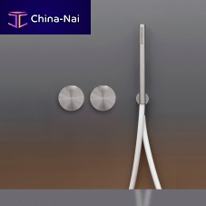 Shower mixer tap GIO25for bathtubwall-mountedstainless steel