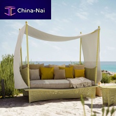 Contemporary daybed DAYDREAMfabricaluminumaluminum base