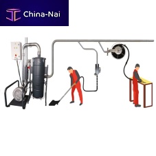 Central vacuum cleaner industrialdrydust