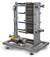 Plate heat exchanger air/water
