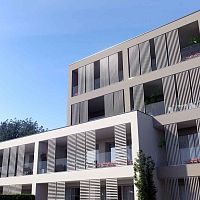 Metal solar shading F20for facadewindowvertical