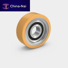 Slip-on conveyor roller VULKOLLAN®steelwith vulcanized elastomer profile