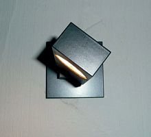 Wall-mounted spotlight BRIGG XSLEDsquaremetal