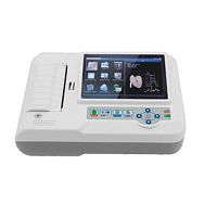 Resting electrocardiograph ECG600G 6-channeldigitalwith printer