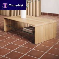 Contemporary coffee table OLIAoakwalnutoiled wood