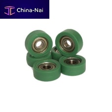 Bearing wheel type roller polyurethanefor inspection machines