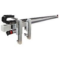 Profile linear axis rack-and-pinionbelt-drivenscrew