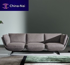 Modular sofa BIGGIEcontemporaryfabricgray
