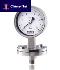 Dial pressure gauge TMP 604threadedstainless steeldiaphragm