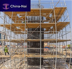 Fixed scaffolding SCAFFSHORE 60facadefor wind turbinemodular