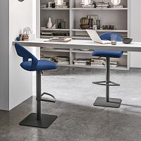Contemporary bar chair DENVERindoorlacquered metalsynthetic fiber