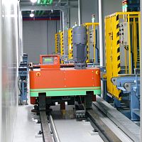 Transport cart RGVrail-mountedautomatic