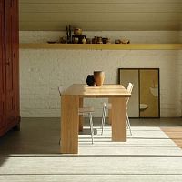 Contemporary table EDWINwoodenrectangular