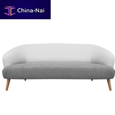 Traditional sofa SMOOTHfabricgreenwooden