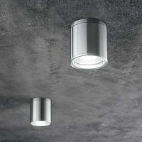 Contemporary ceiling light GUNroundglassaluminum
