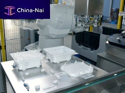 Handling palletizer-depalletizer automatedroboticfor boxes