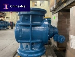 Plug valve with handwheelmanualfor control