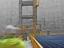 Fiberglass ladder for formwork
