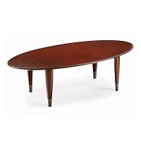 Contemporary table FLORABELLAwoodenmetal baserectangular