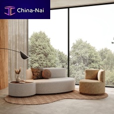 Modular sofa The Bubblecontemporaryfabricgray