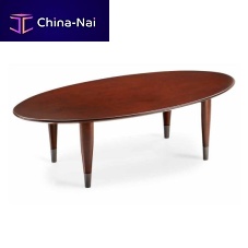 Contemporary table FLORABELLAwoodenmetal baserectangular