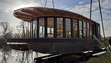 Catamaran houseboat HOUSEoutboardelectricdiesel