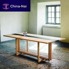 Contemporary table KOSMOS ashoaklimestone