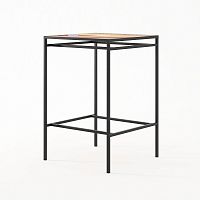 Contemporary high bar table PK11solid woodironmetal base